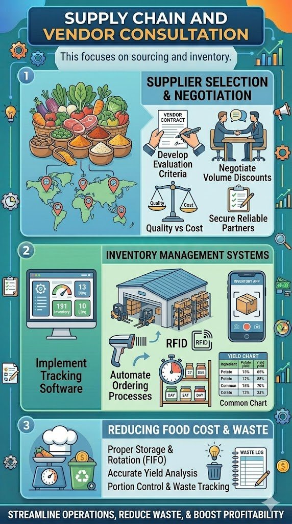 9a51087a-61fc-47d1-bad2-2604dce63228 Supply Chain and Vendor Consultation